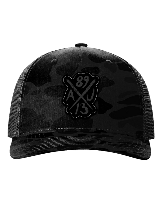 AJ 8913 Leather Patch Hat
